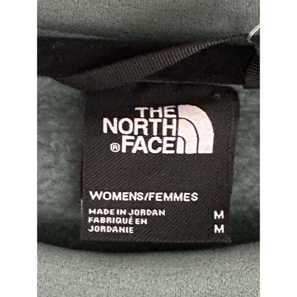 The North Face Women's Oversized Fleece Crew Sweatshirt L Dark Sage Green NWT - Picture 4 of 11